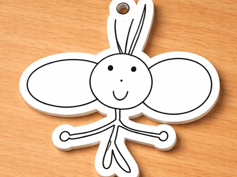 Stick Mann Key Chain 