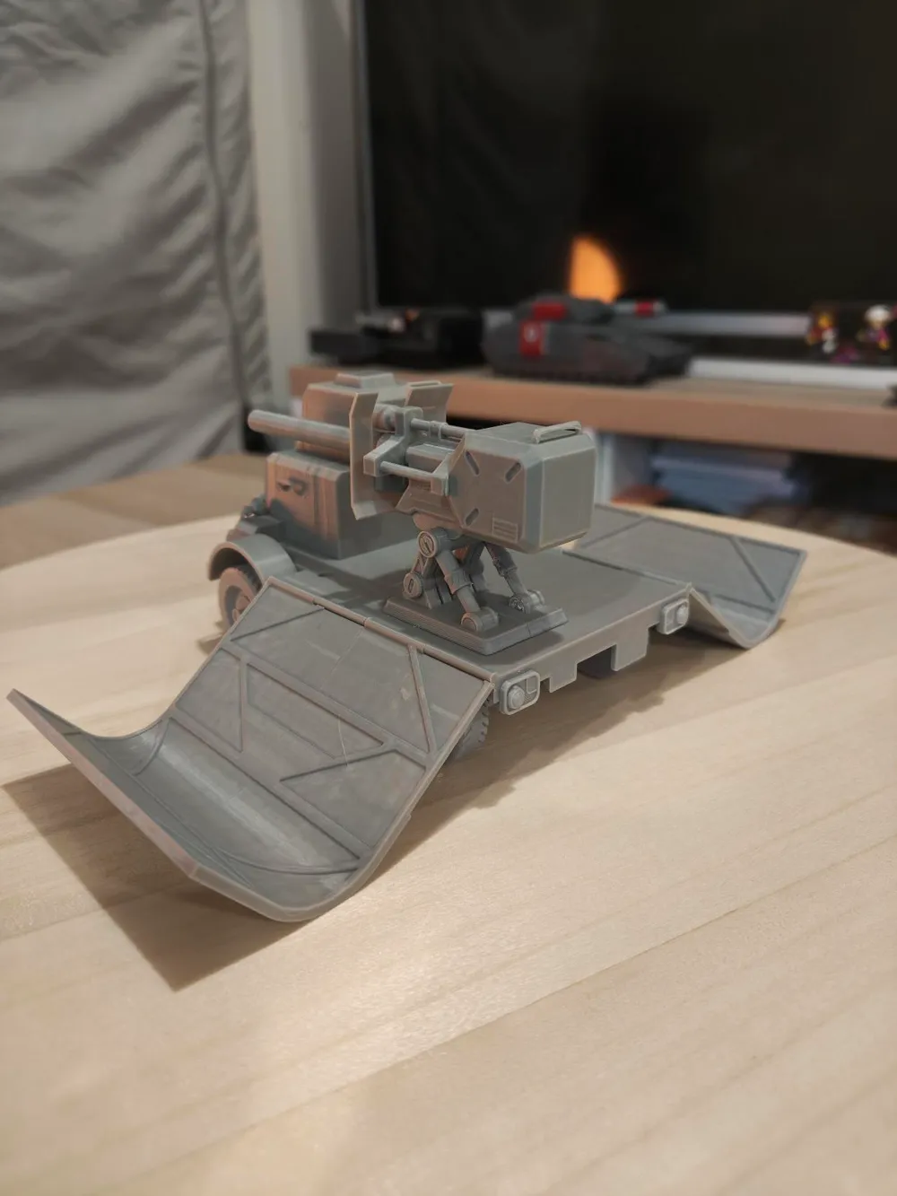 TANKHEAD disguised Q truck with Anti-Tank Head Gun - Free 3D Print ...