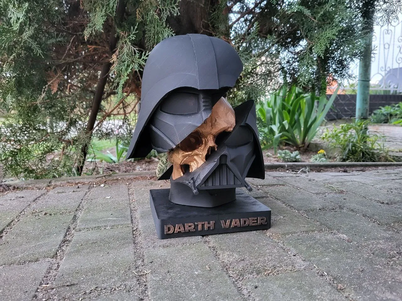 DARTH VADER STAR WARS ART HELMET view 2