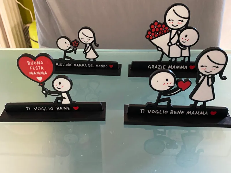 Mother’s Day Gift Set – Cute Mom Figurines