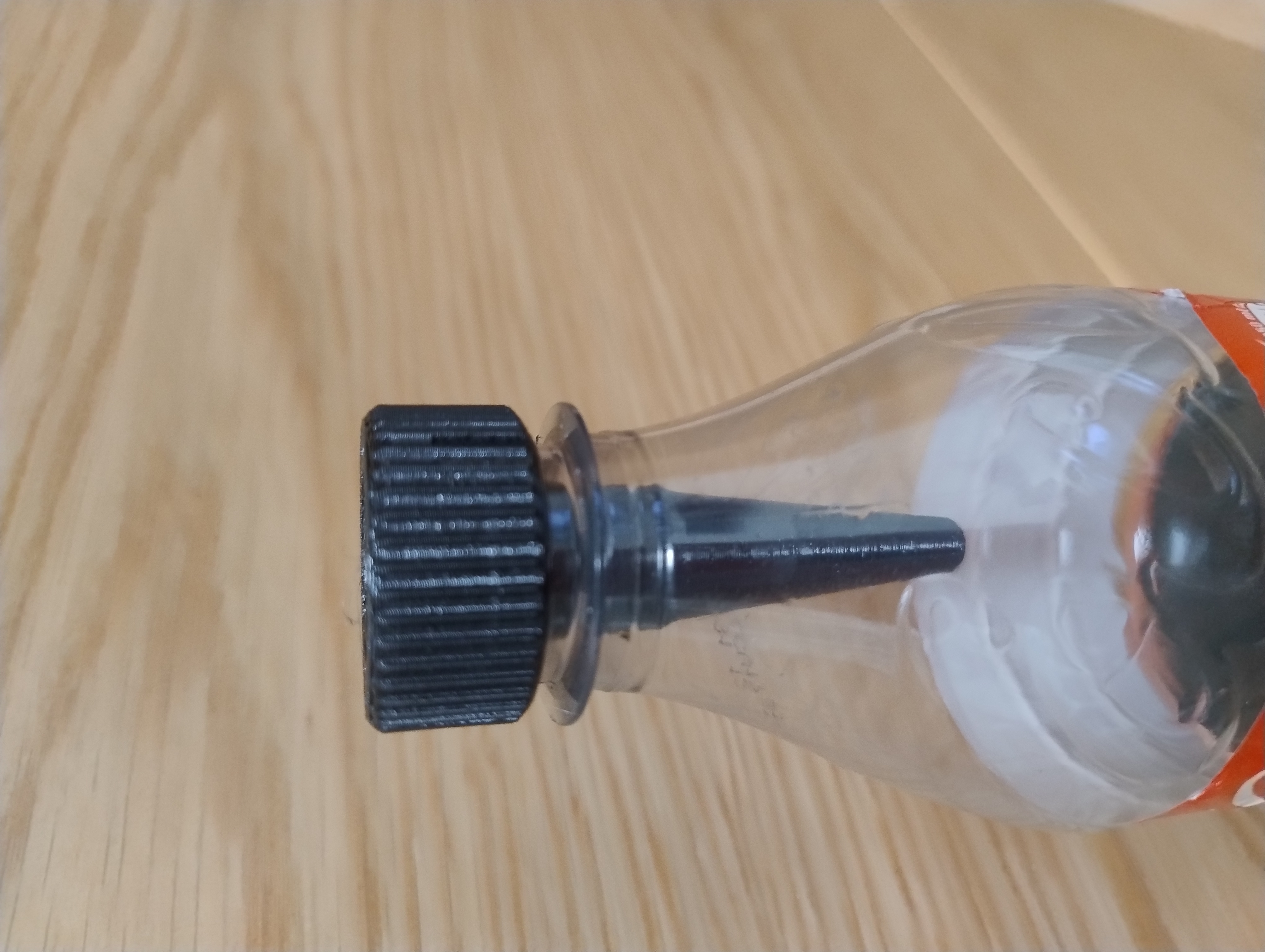 Pet bottle fruit fly trap cap - 1
