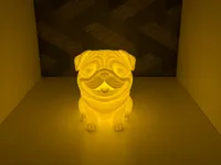 Lampe LED en forme de carlin — photo 2