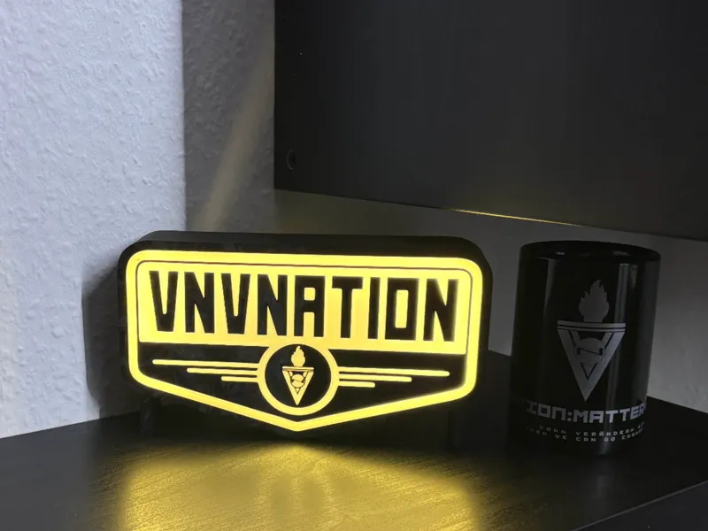 VNV Nation Lightbox | Lichtbox für Tisch oder Wand