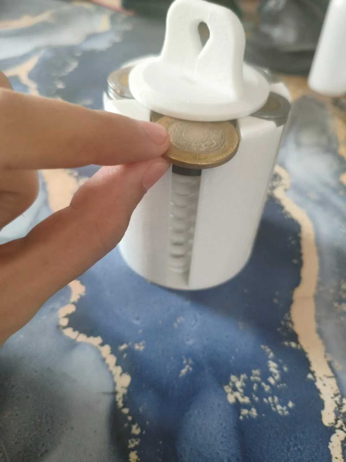 Monedero Portavasos Mexico - Mexican coins car view 4