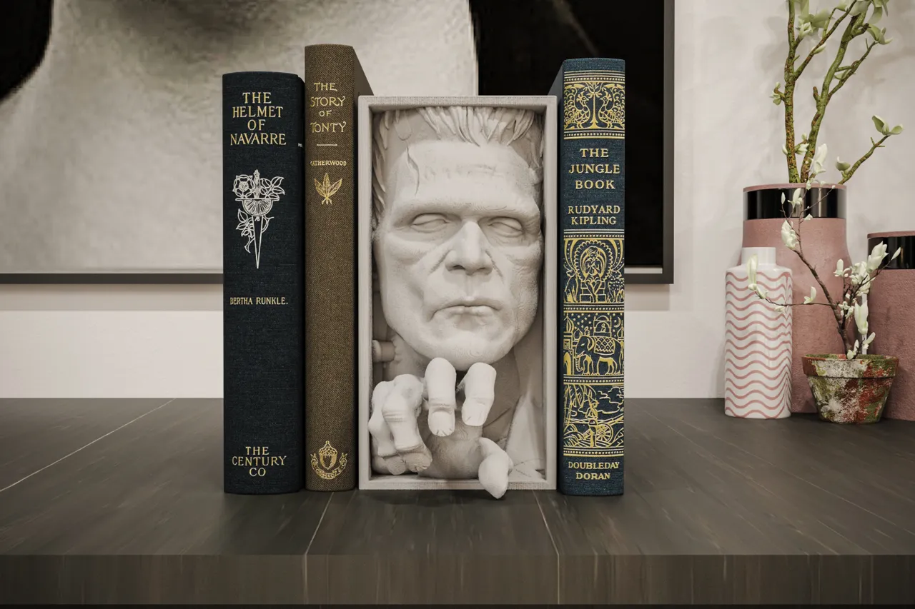 Frankenstein Book Nook view 2