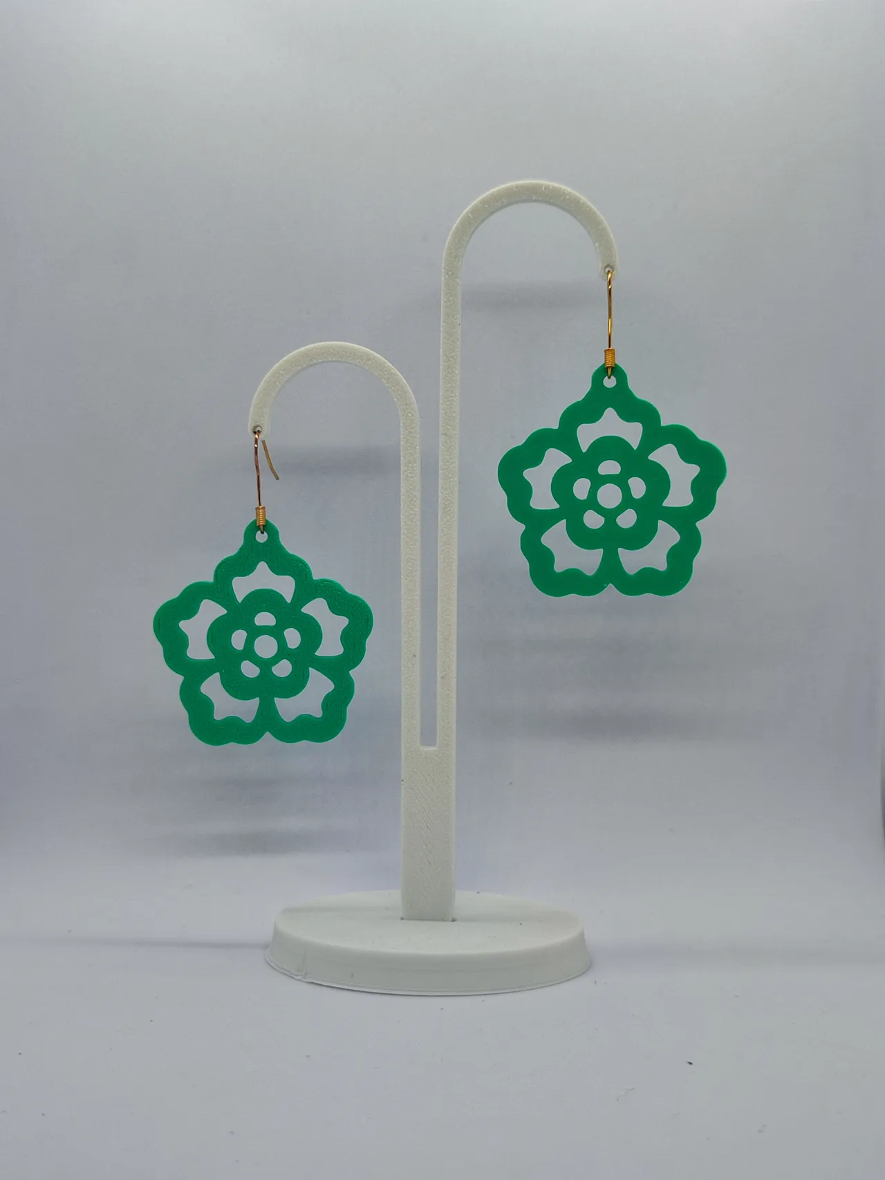 Aretes Jade en Flor view 2