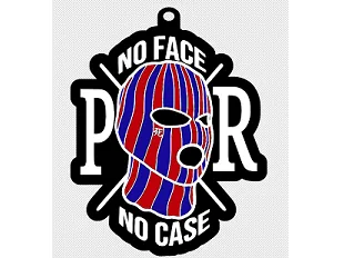 No Face No Case Keychain