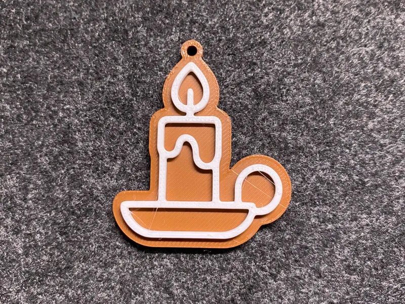 Candle Gingerbread for christmas tree