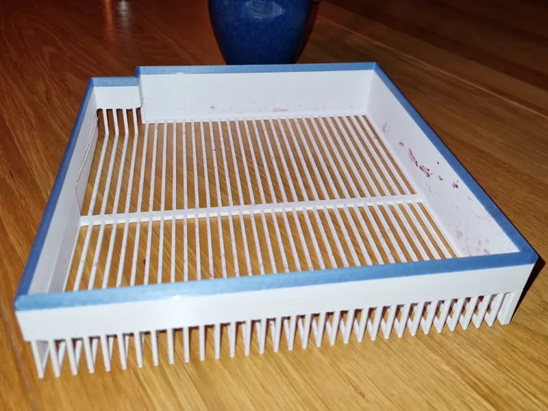 Blueberry cleaning grid
