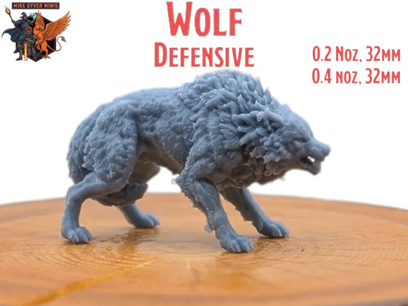 Wolf Defensive - MGM Print-Ready Mini