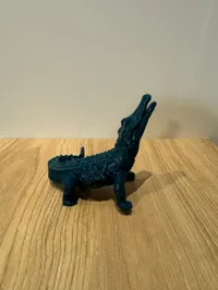 Crocodile low poly — photo 2