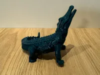 Crocodile low poly — photo 1