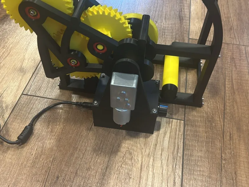 Motorantrieb für V-Spulenhalter