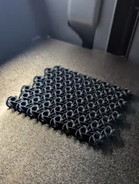 Maille type cotte de mailles (motif hexagonal) — photo 2