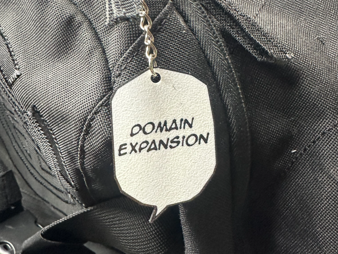 Domain Expansion Manga bubble keychain
