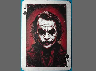 The Joker - Hueforge playingcard