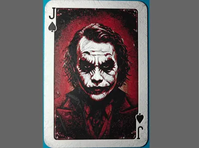 The Joker - Hueforge playingcard