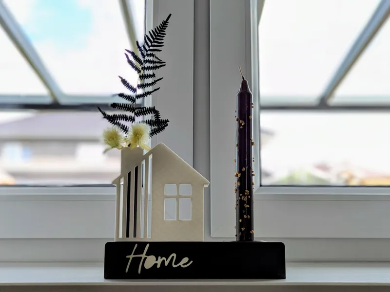 Home Aufsteller für Kerze und / oder Reagenzglas 