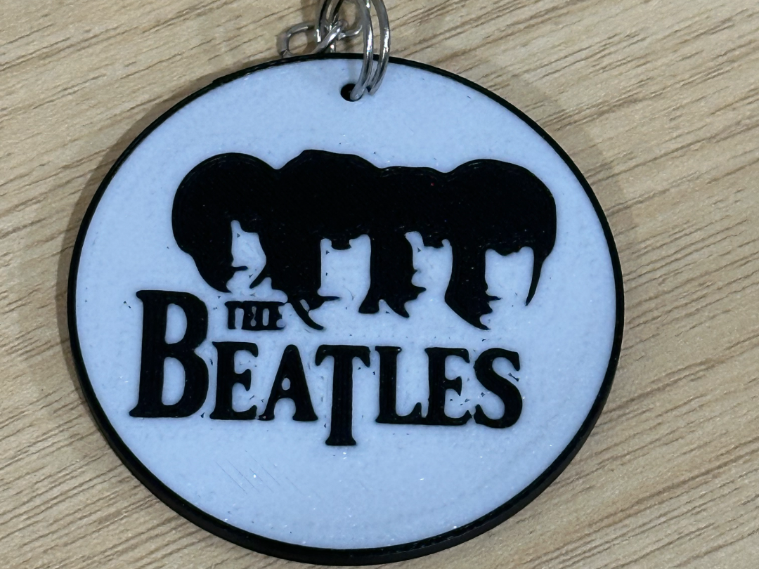Beatles the Band Key Chain