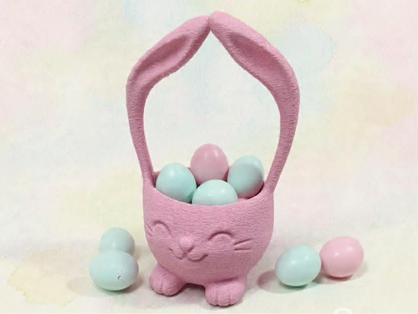 Miniatura 4 do modelo 3D Bunny Easter Basket