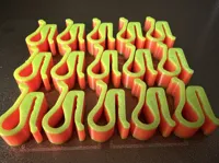 PETG 15 Clips Pack 0.2mm layer, 5 walls, 15% infill