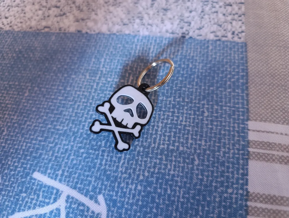 Double side Skull keychain by G3D Lab MakerWorld: Download Free 3D Models
