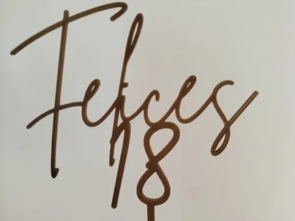Topper de gâteau Joyeux 18 ans