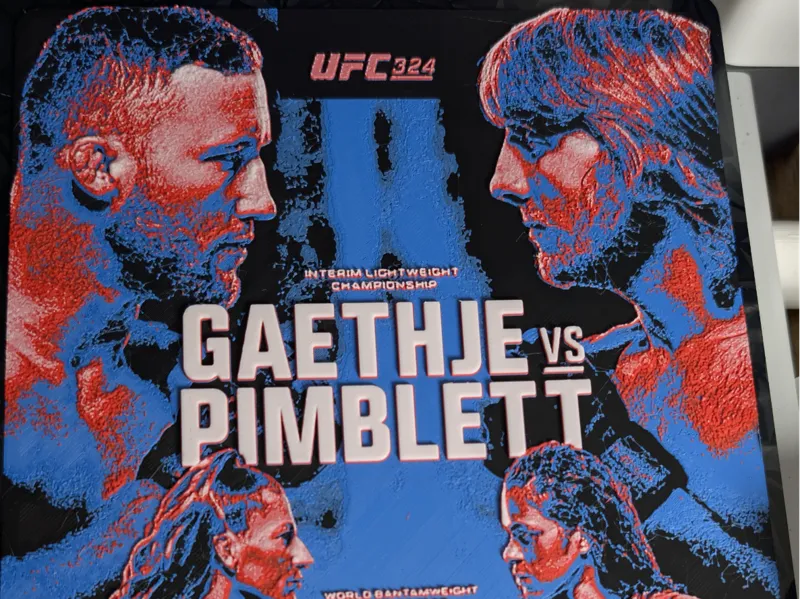 UFC 324 Poster