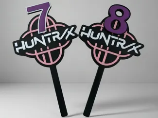 Topper tarta cumpleaños Huntrix