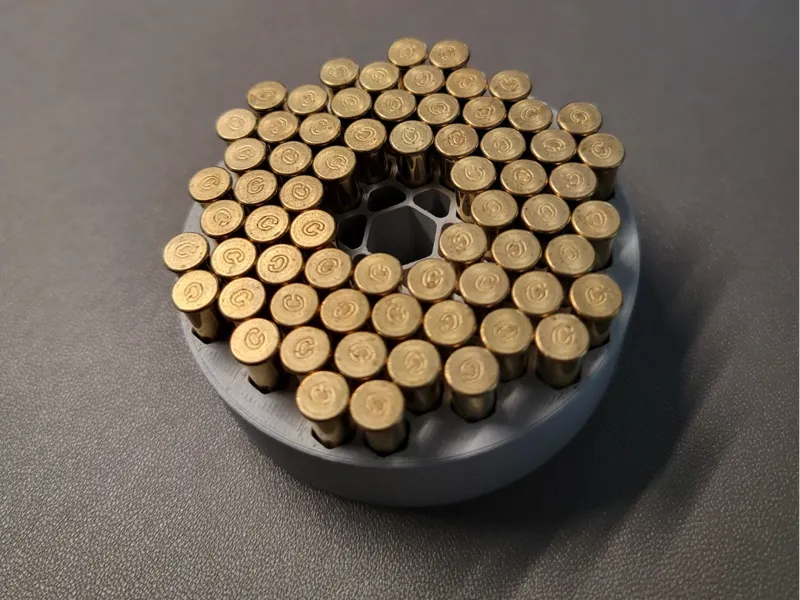 .22 long rifle Ammo-in-a-can tray