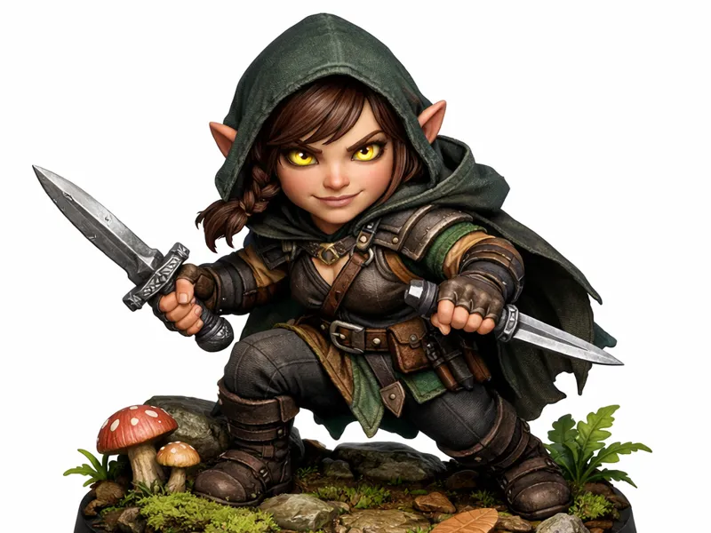 Flourish - Forest Gnome Rogue