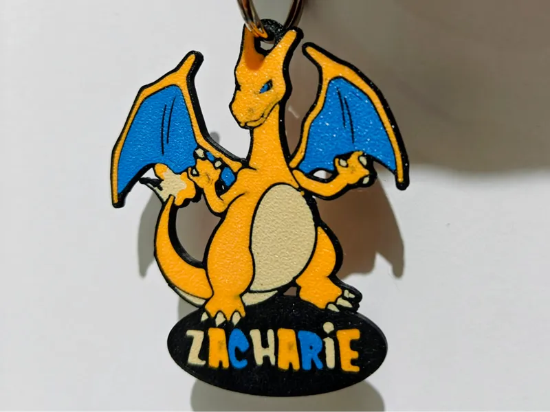 Porte clé Pokemon Dracaufeu / Charizard