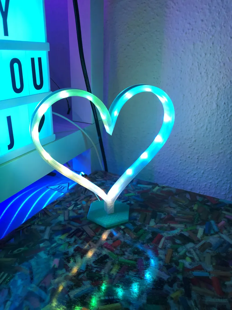 Heart Shaped Lamp