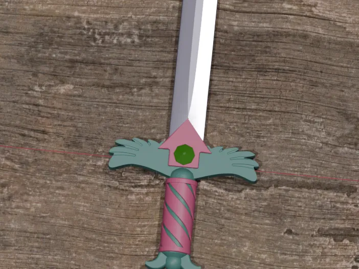 Squid Game Dagger Short Sword Cosplay AMS Glue On