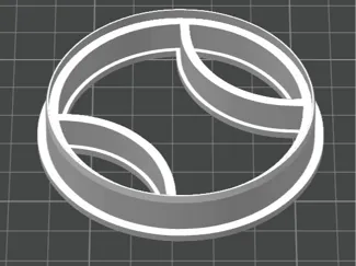 Tennisball Ausstecher - Cookie Cutter