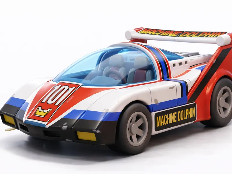 Retro Hero Ride - Machine Dolphin Machineman 1984