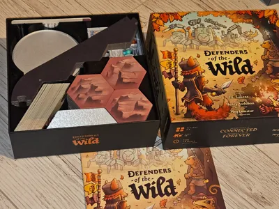 Insert for Defenders of the wild board game