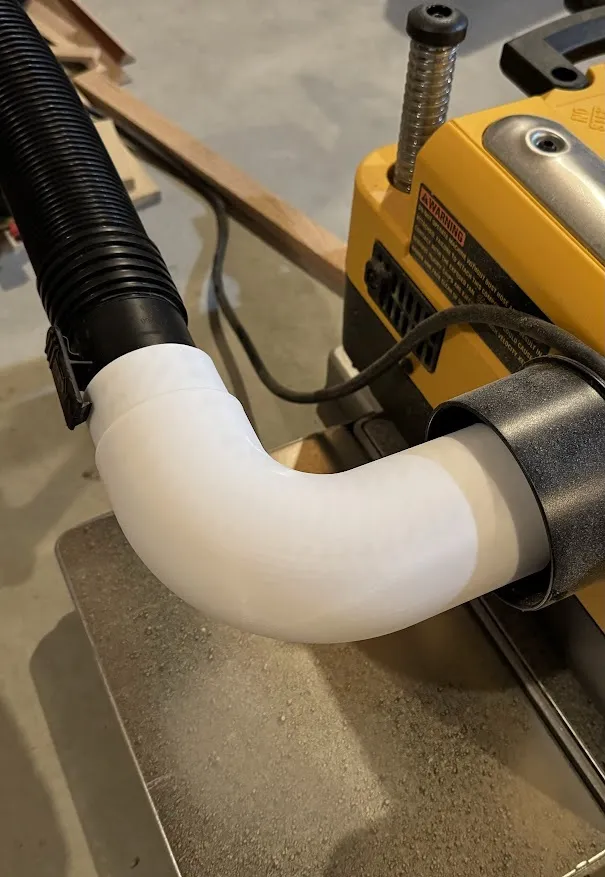 DEWALT DW735X/DW735 to Rigid Shopvac connector (2.5" to 2.3")