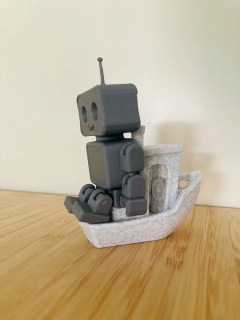 Cute Articulated Robot Print-in-Place view 4