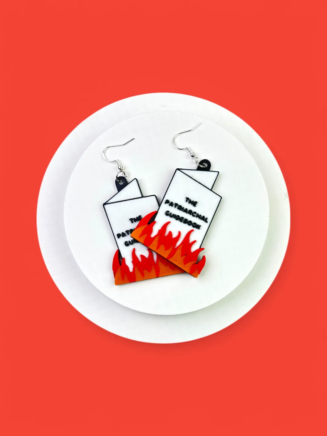 down with the patriarchy earrings view 2