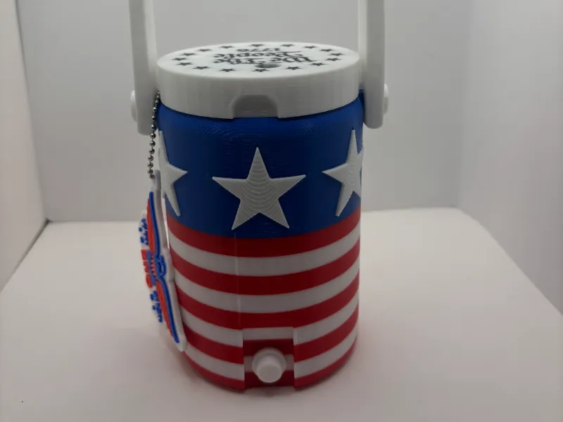 Stars and Stripes 12oz can coolie