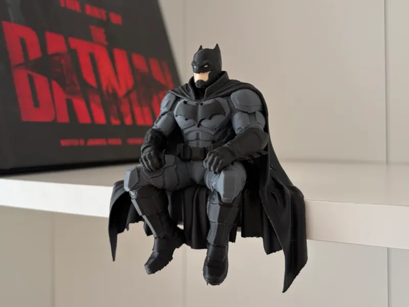 Batman Sitting on Shelf  |  AMS & Single Color