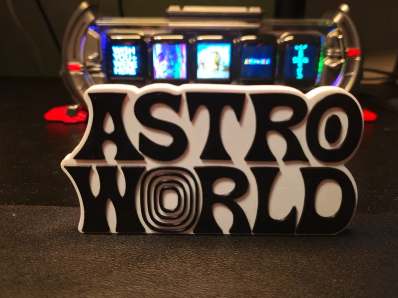 ASTROWORLD – Desk Sign