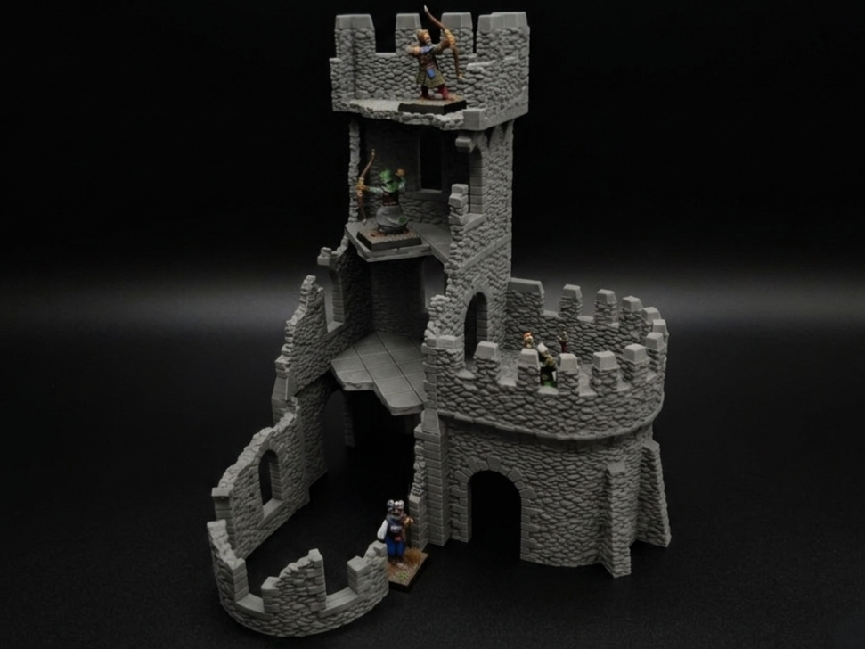 Miniatura 2 do modelo 3D Ruined keep