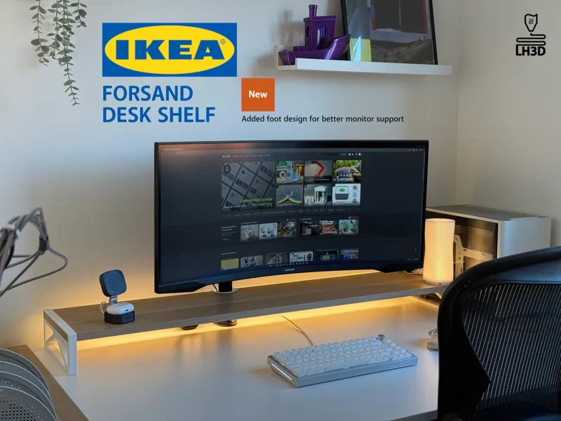 UPDATED - IKEA FORSAND Desk Shelf - Upcycle IKEA!
