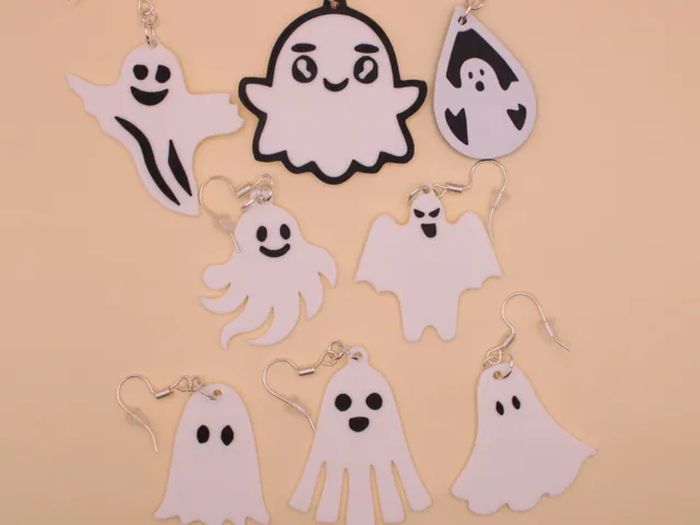 Halloween Earrings pt 12 - Ghost