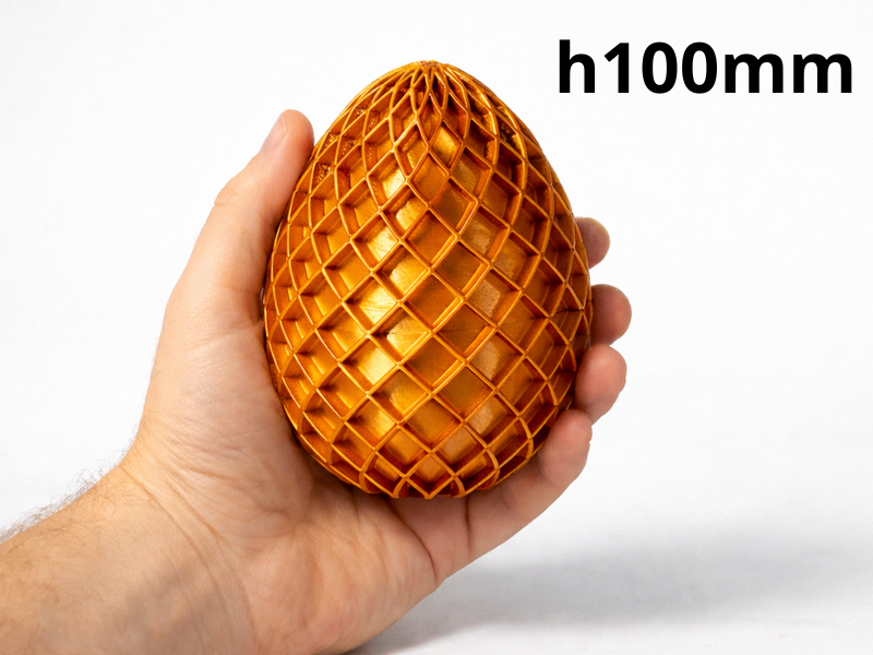 Miniatura 1 do modelo 3D Easter Egg Candy Container – Surprise Box
