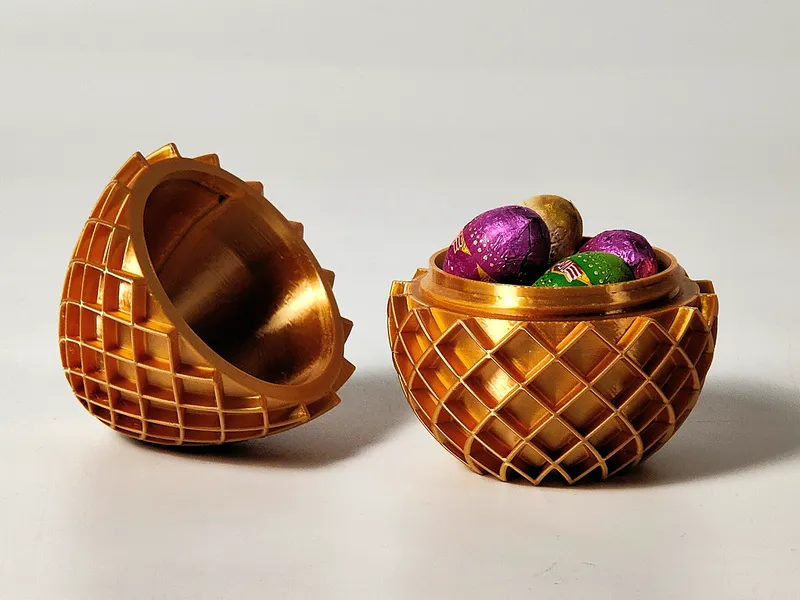 Easter Egg Candy Container – Surprise Box - Free 3D Print Model ...
