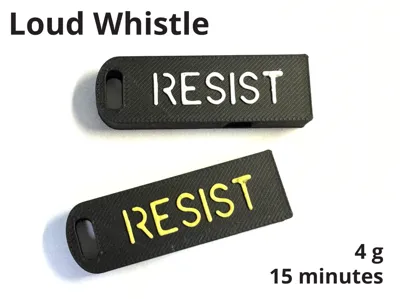 RESIST Very Loud Whistle - Quick & No Prime Tower