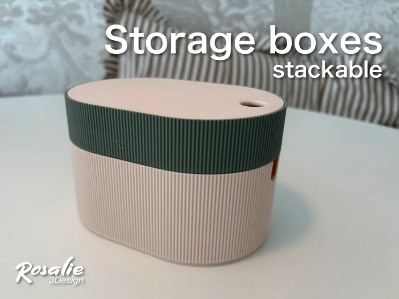 Stackable storage boxes
